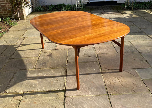 For Robert and Sarah *** Mid Century Danish teak dining table Price includes shipping.