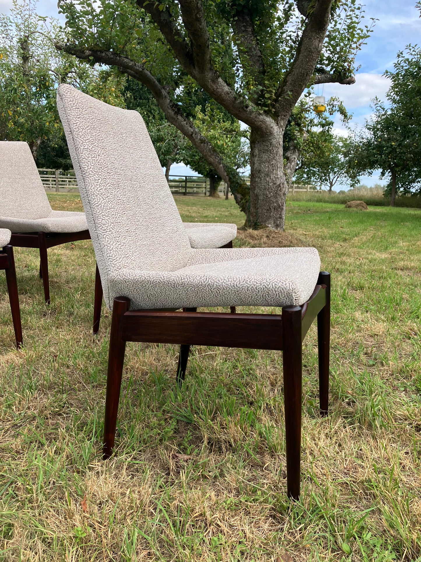 Mid Century Rosewood Hamilton Dining Chairs By Robert Heritage For Archie Shine, Set Of 8 - Pending A10 certificate