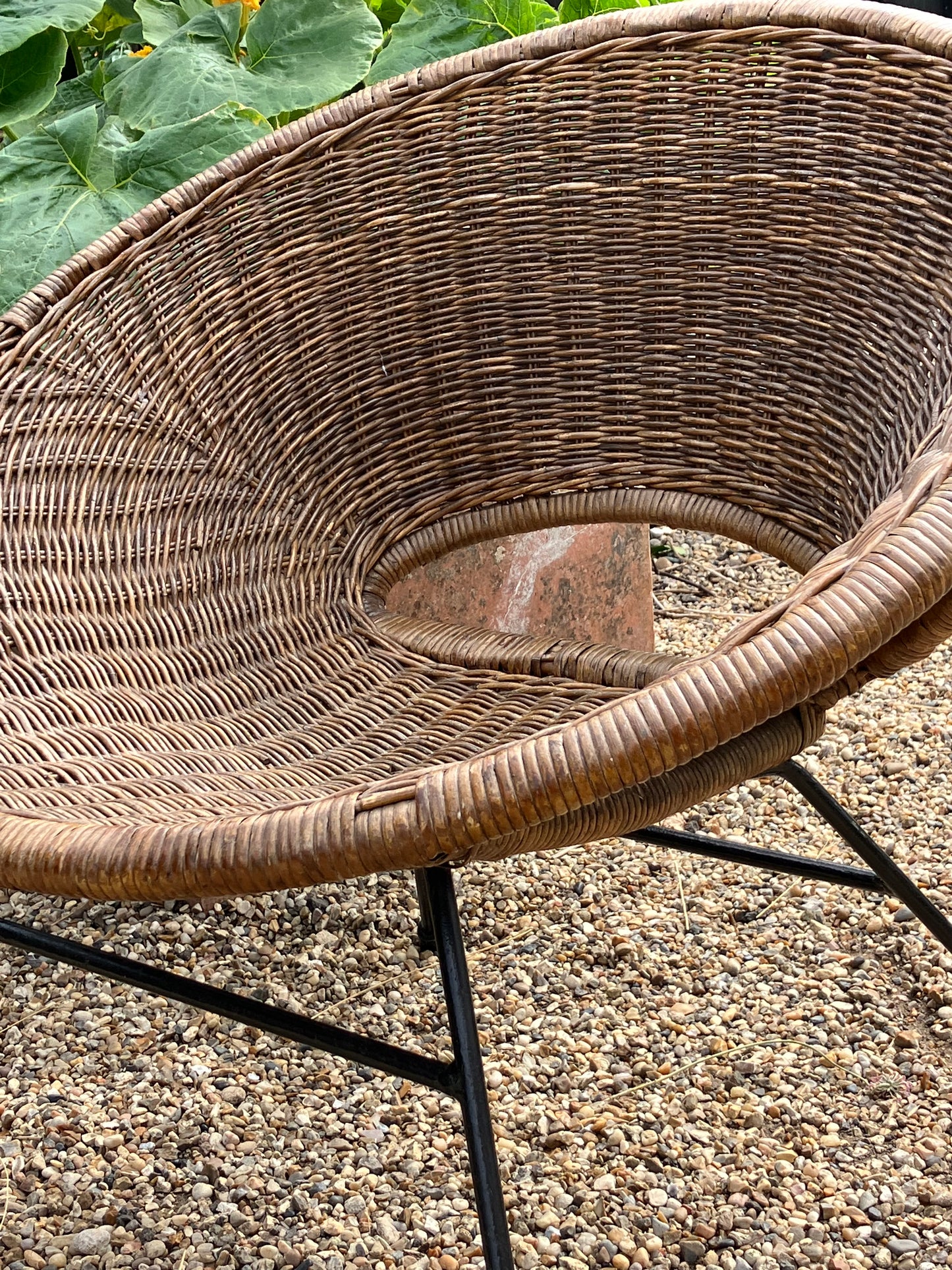 Hollywood Regency Rattan Armchair by Janine Abraham and Dirk Jan Rol