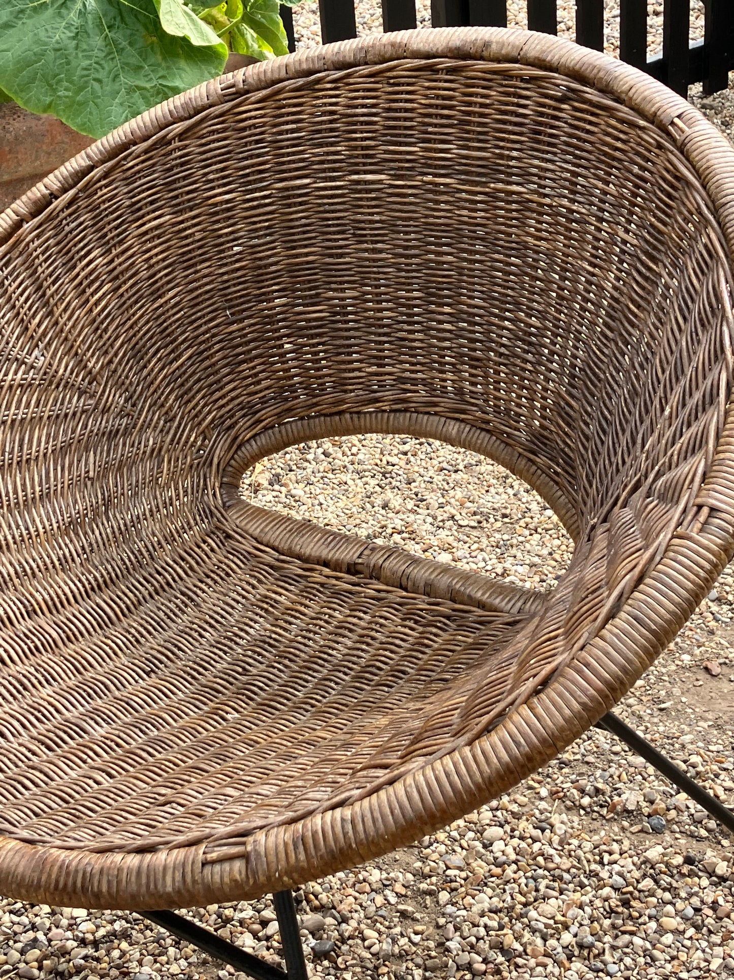 Hollywood Regency Rattan Armchair by Janine Abraham and Dirk Jan Rol