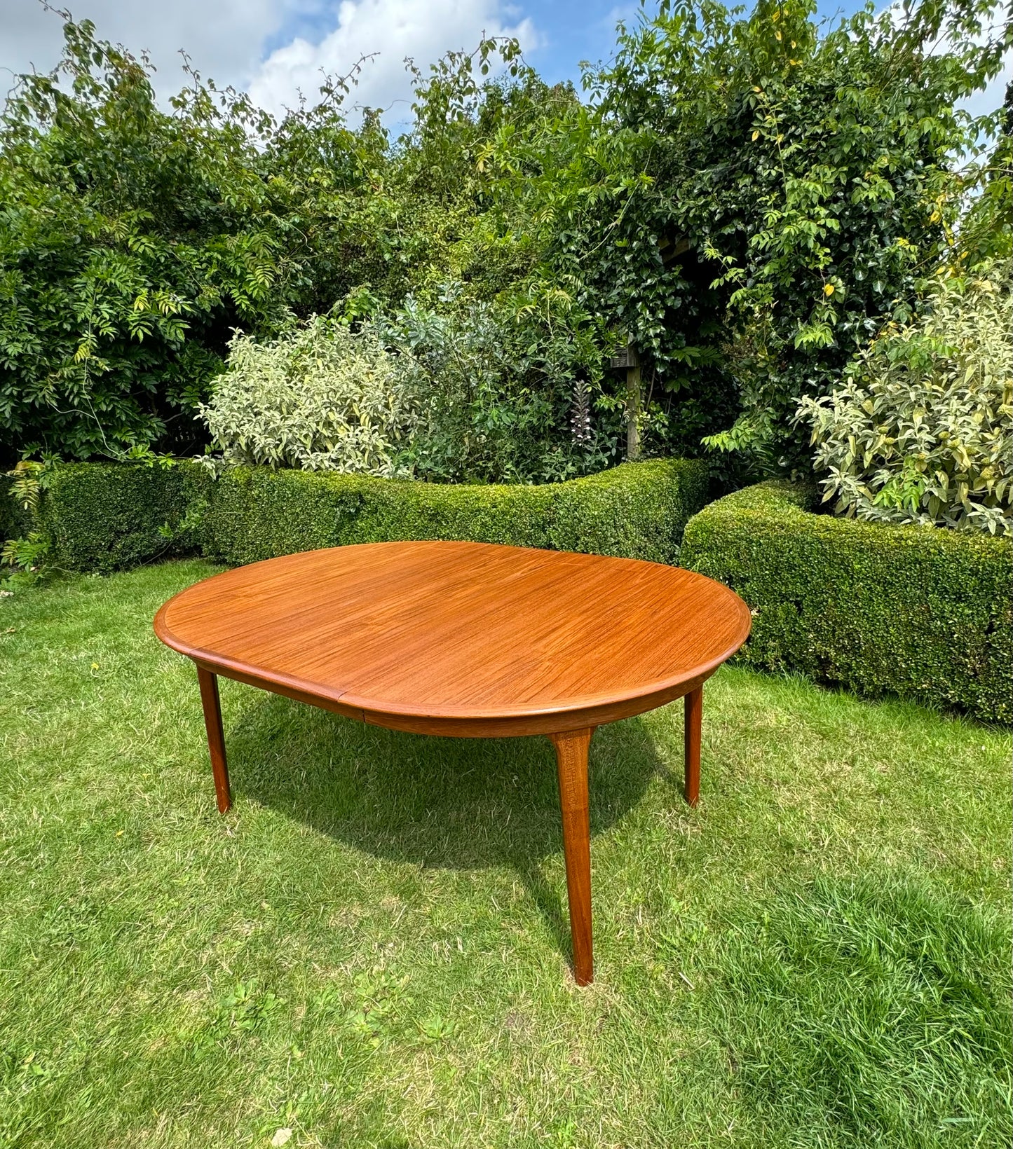 Vintage Mid Century Modern Danish Teak Dining Set with 6 chairs by Svend Åage Madsen