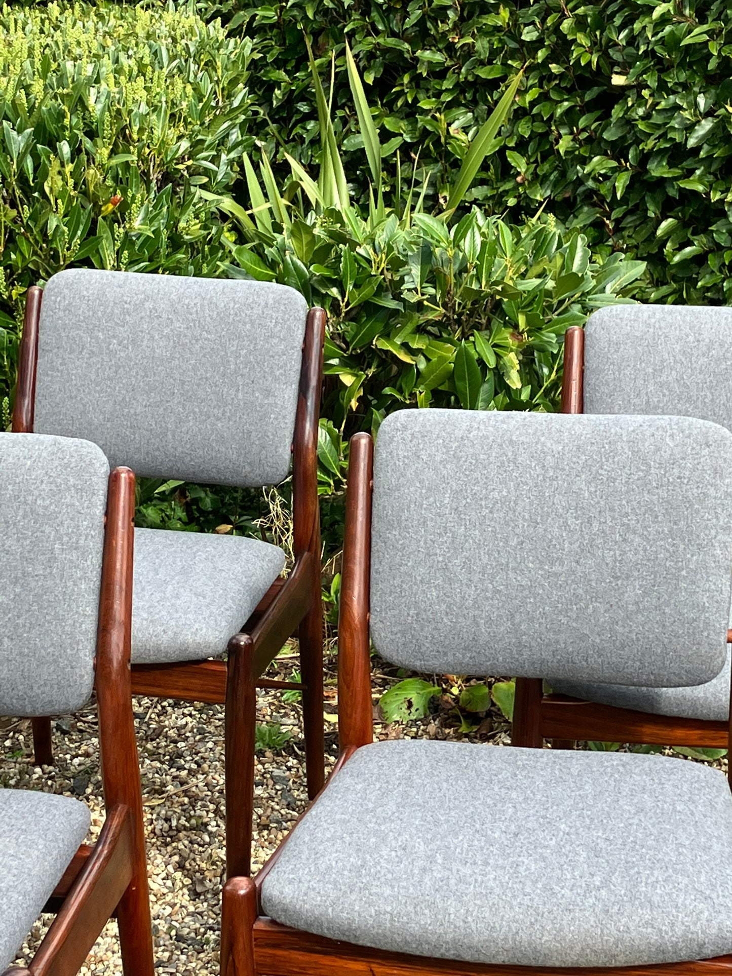 Vintage Mid Century Rosewood Dining Chairs from the 1960s - Pending A10 certificate