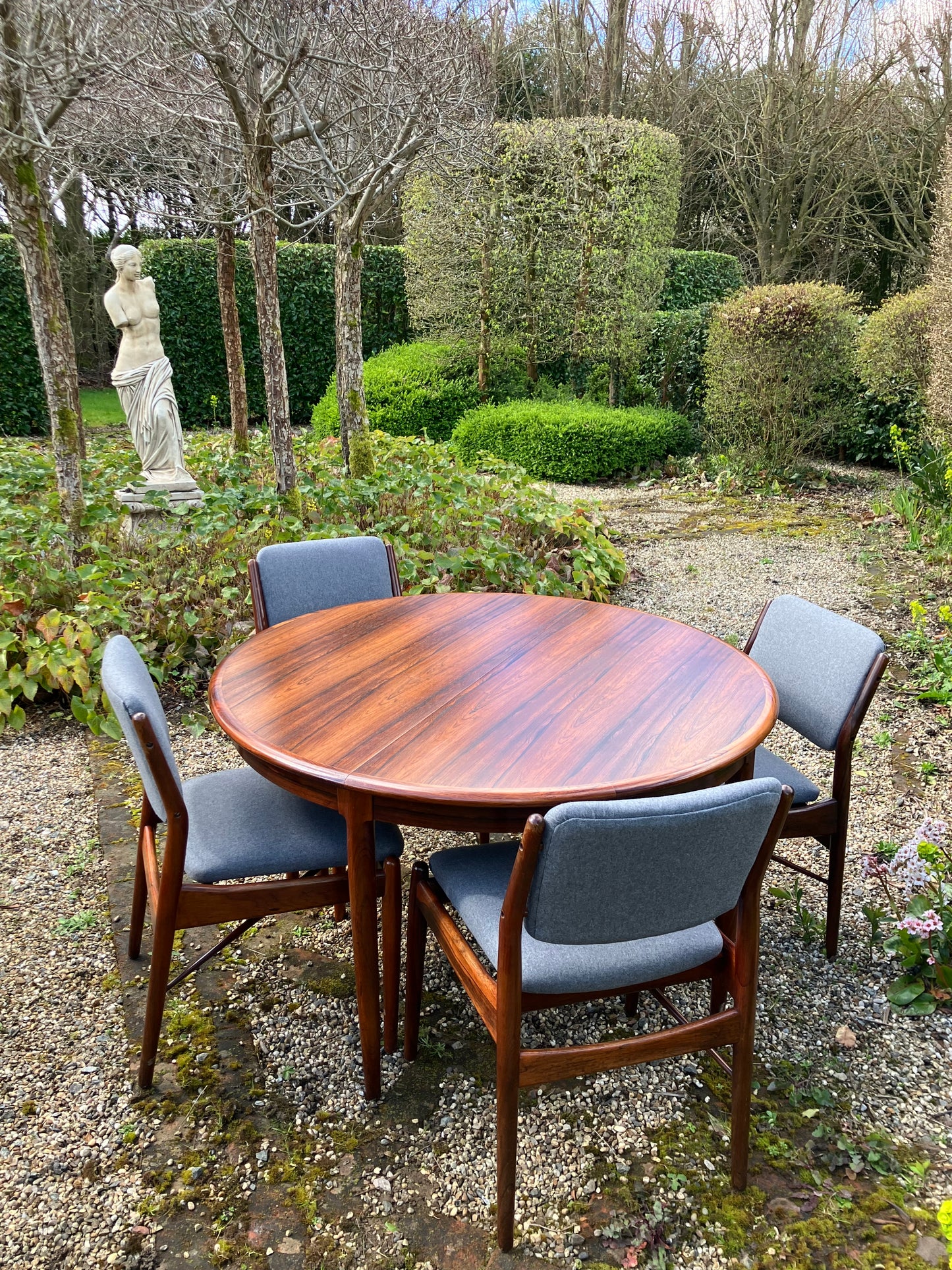 Vintage Mid Century Rosewood Dining Chairs from the 1960s - Pending A10 certificate