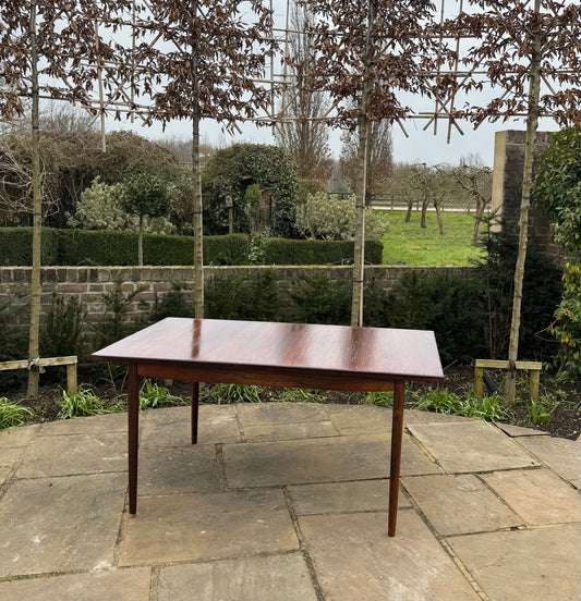 Mid Century Modern Rosewood Large Dining Table Seats 8- 10