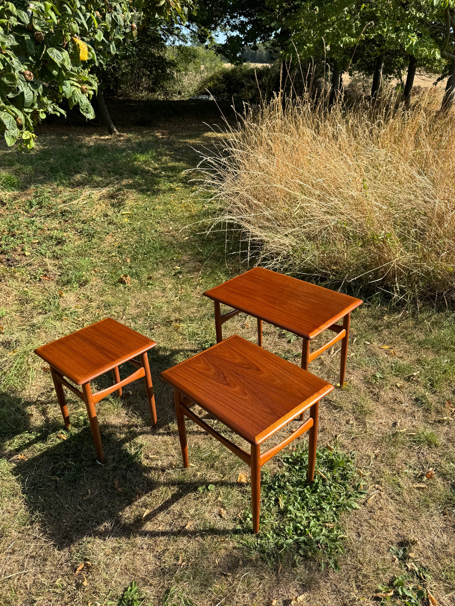 For Katie **** Price includes shipping ***Kai Kristiansen nest of teak tables