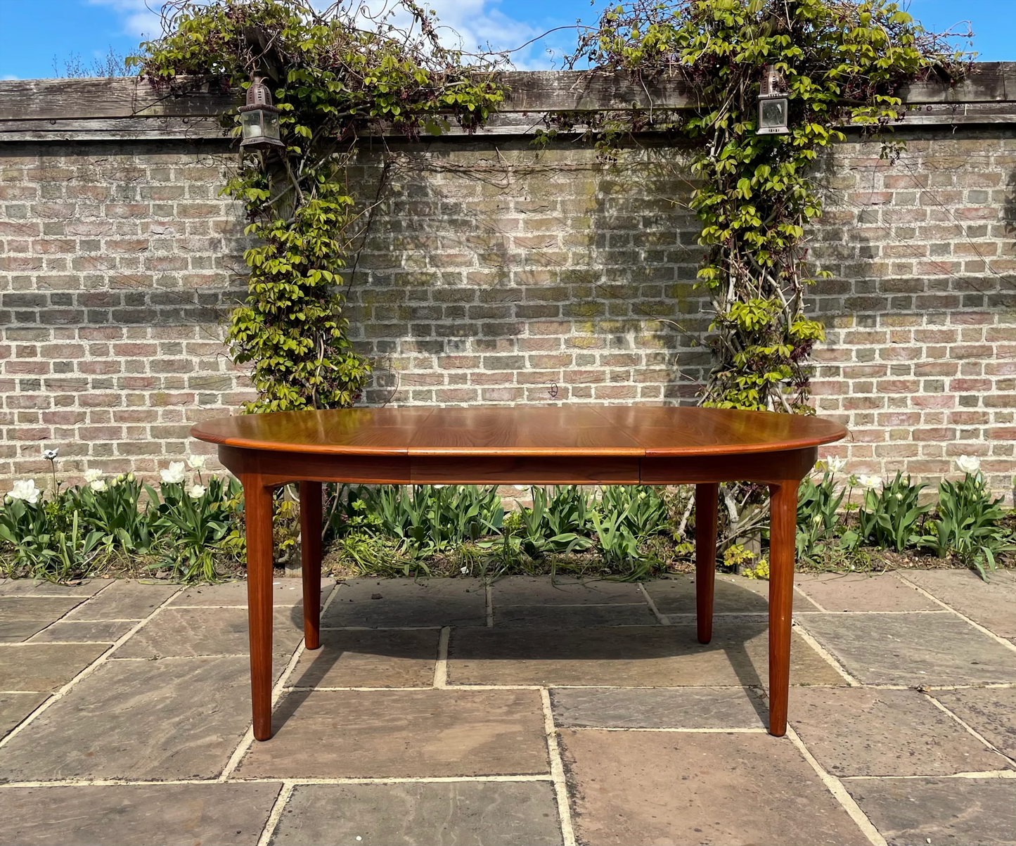 Vintage Mid Century Modern Teak Danish Model 62 Extending Dining Table By Henning Kjærnulf for Sorø Stolefabrik