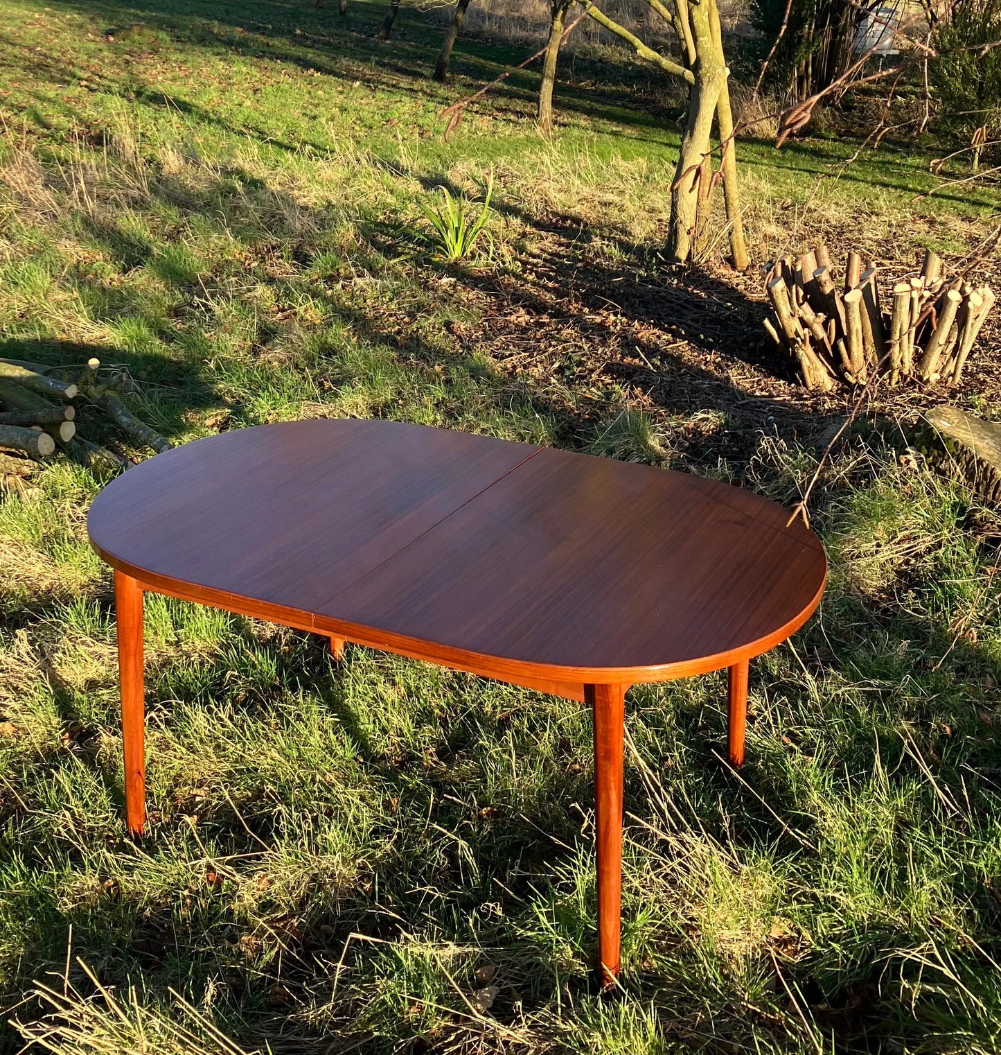 For Jenifer **Price includes bespoke crate and shipping ***Vintage Mid Century Modern Scandinavian Teak Dining Set by Nils Jonsson for Hugo Troeds