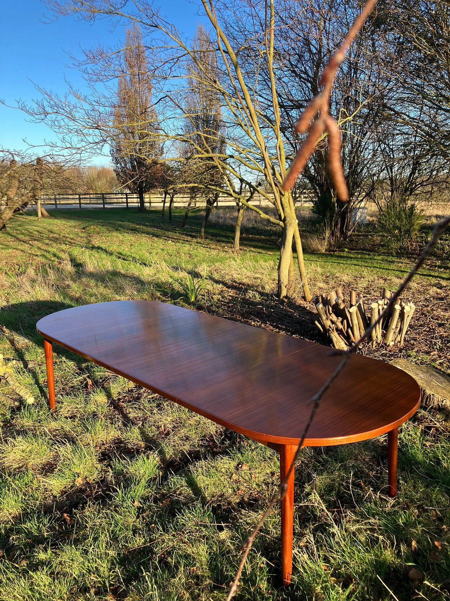 For Jenifer **Price includes bespoke crate and shipping ***Vintage Mid Century Modern Scandinavian Teak Dining Set by Nils Jonsson for Hugo Troeds