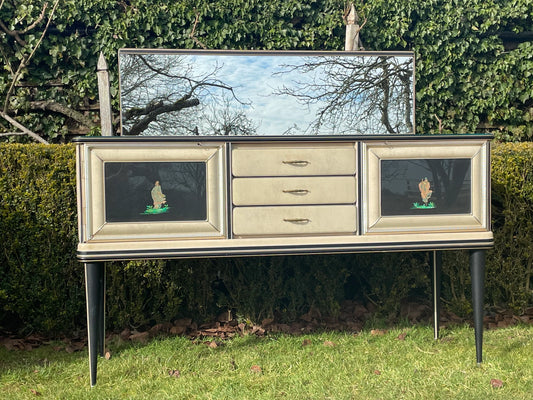 Mid Century Modern Hollywood Regency Chinoiserie Umberto Mascagni Sideboard/Credenza