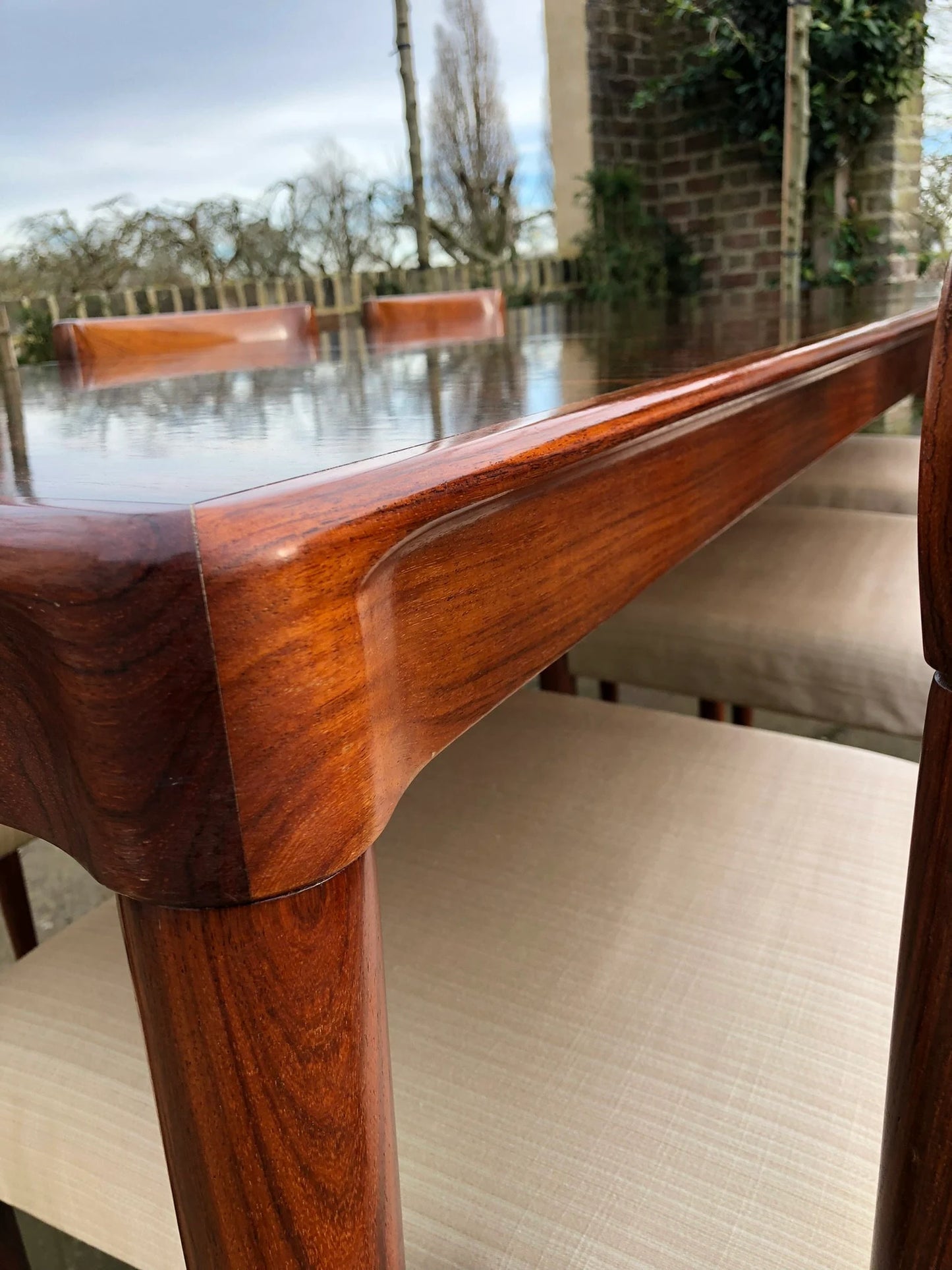 Mid Century Modern Danish Rosewood Dining Table by H. W. Klein for Bramin, 1960s - Pending A10 certificate