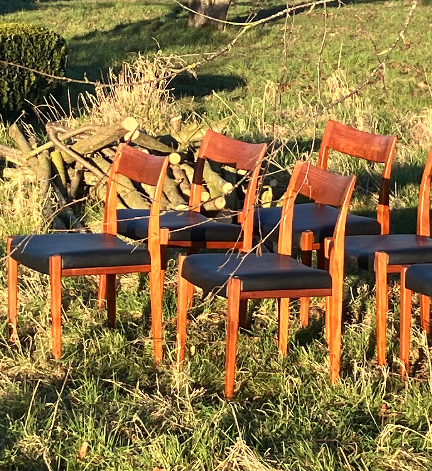 Vintage Mid Century Danish Teak Dining Chairs by Nils Jonnson for Troeds, Set of 6