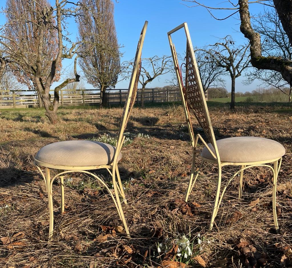Mid Century Modern Hollywood Regency 1970’s Butterfly Chairs