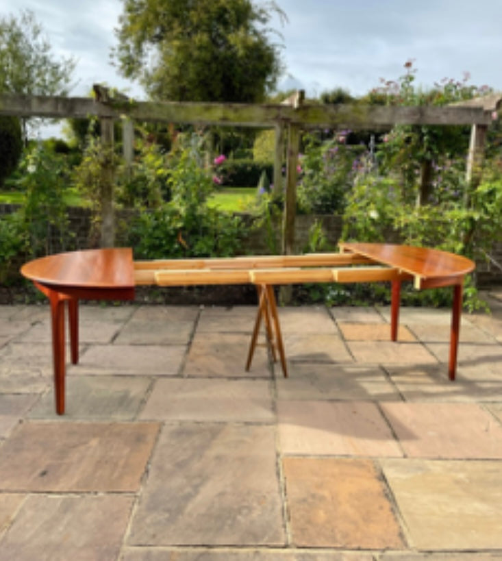 Teak Dining Set For Sorø Stolefabrik with a Model 62 Table By Henning Kjærnulf and 10 Chairs by Erling Torvits Mid Century Modern Danish