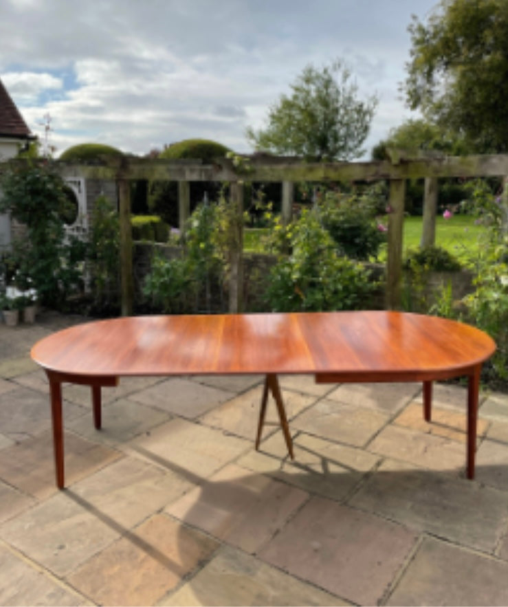 Teak Dining Set For Sorø Stolefabrik with a Model 62 Table By Henning Kjærnulf and 10 Chairs by Erling Torvits Mid Century Modern Danish