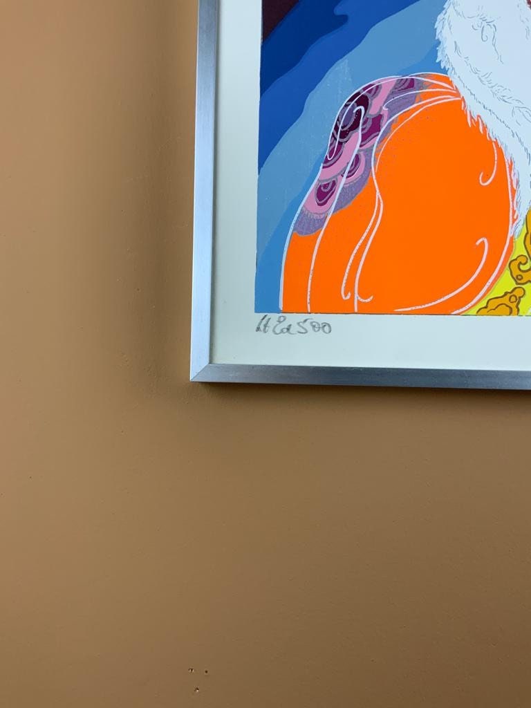 Endré Passano Art Deco style limited edition lithograph Painting 1/2