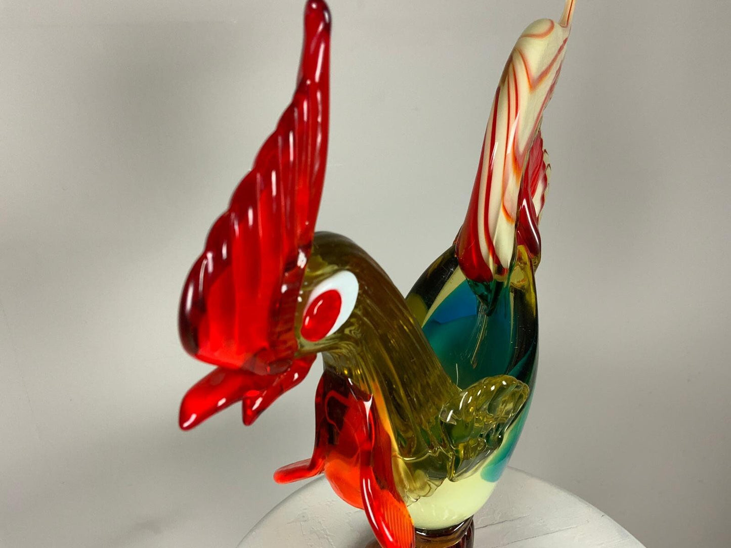Murano Glass Cockerel Centre Piece / Art Piece / Sculpture / Decorative Piece