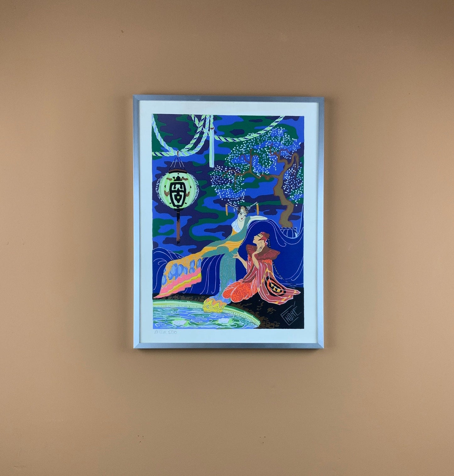 Endré Passano Art Deco style limited edition lithograph Painting 2/2