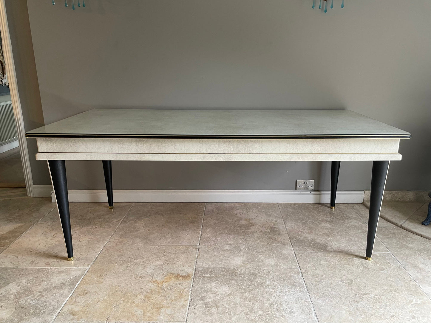 For Callum *** Mid Century Modern Italian 1950s Dining Table by Umberto Mascagni - Extra Large Version