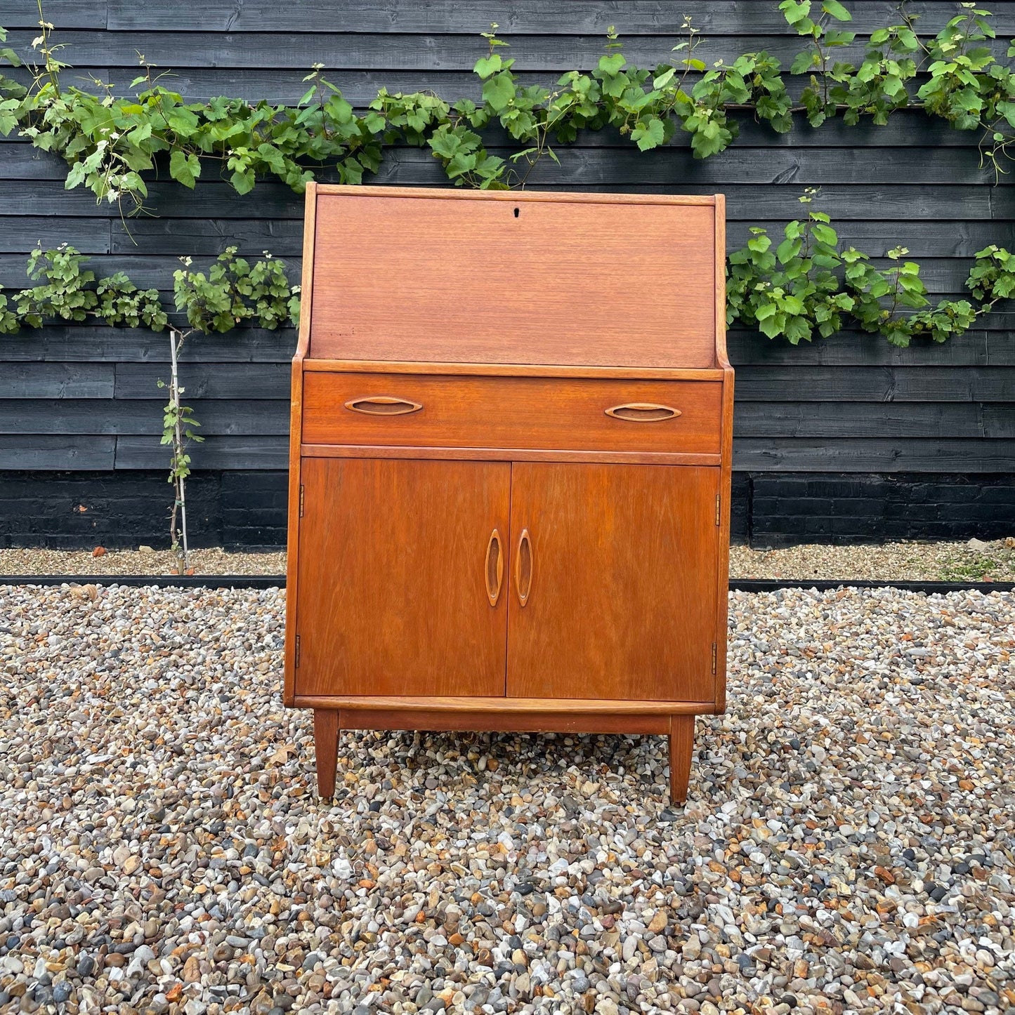 Mid Century Modern Jentique Teak Writing Desk / Bureau
