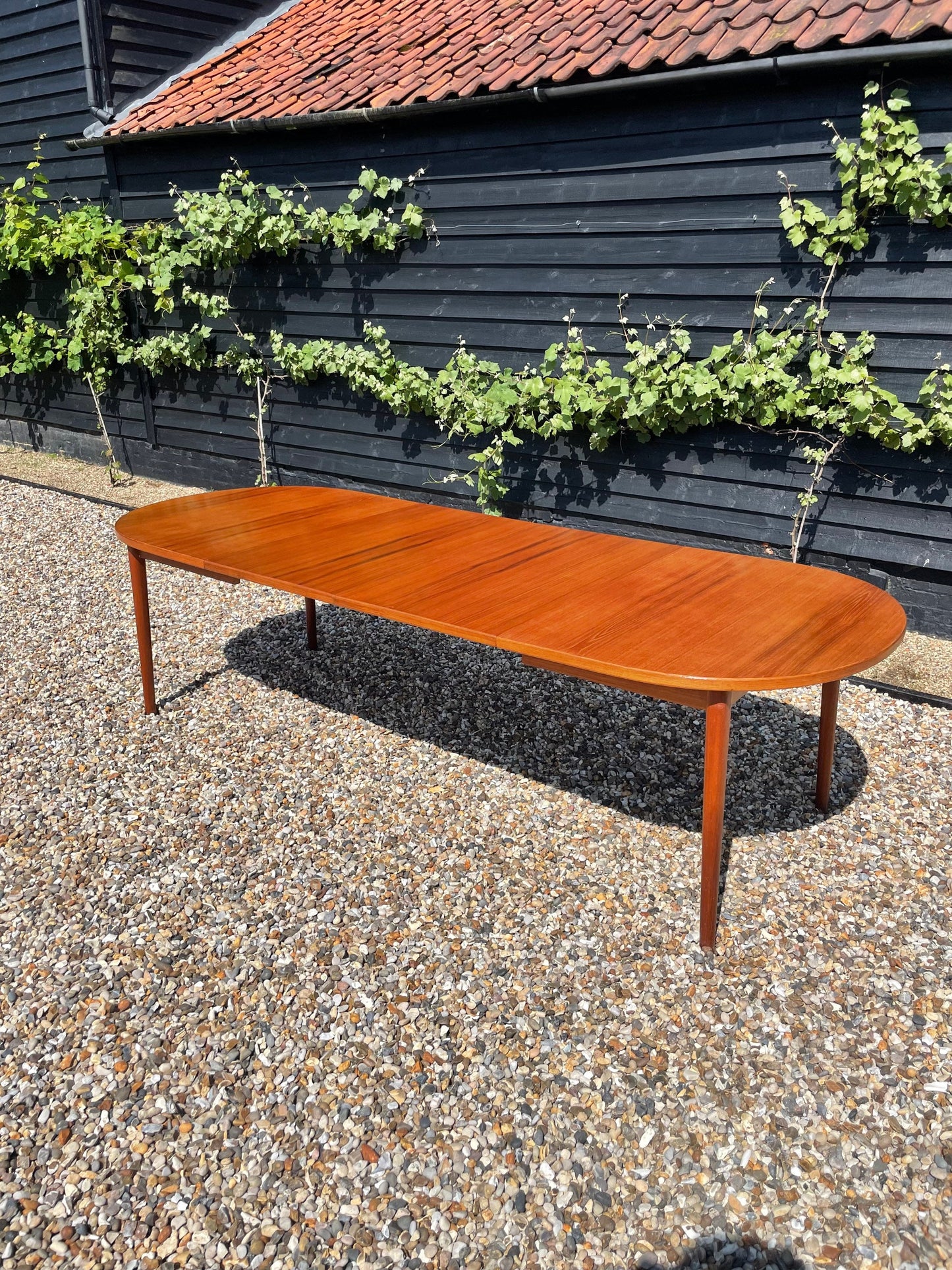 ***For Chris*** Nils Jonsson for Hugo Troeds extending Dining Table, Mid- Century Modern Swedish