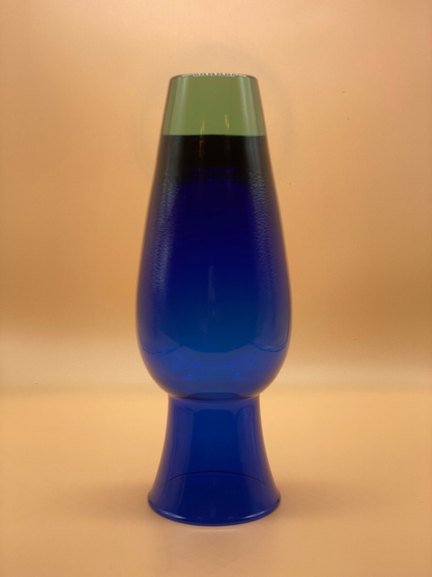 Vintage Royal Copenhagen Cobalt Blue Vase with Light Blue Base