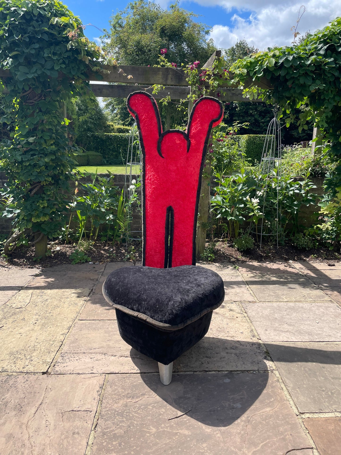 Vintage 1998 Keith Haring Loveseat Chair by Bretz Editions
