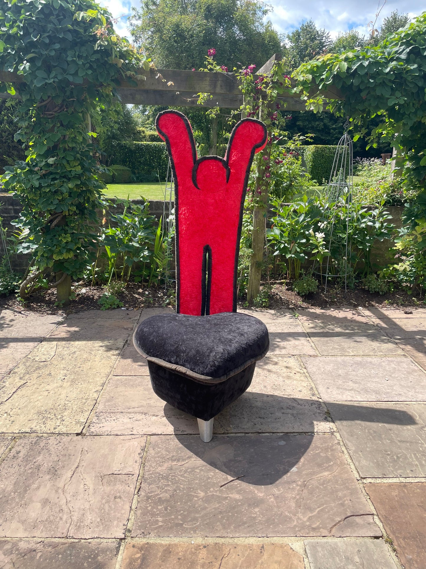Vintage 1998 Keith Haring Loveseat Chair by Bretz Editions