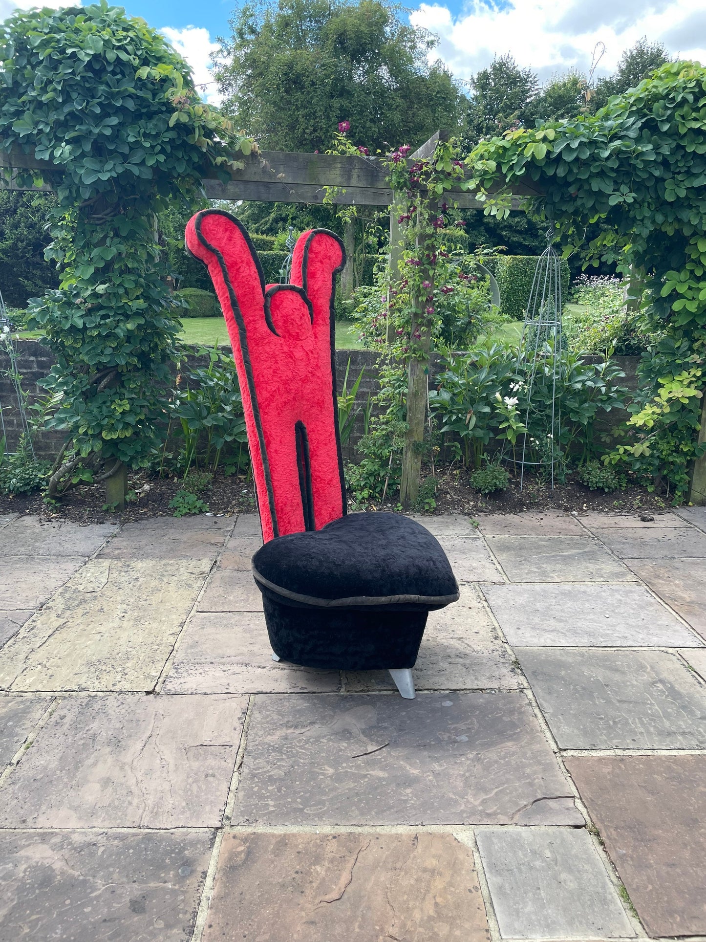 Vintage 1998 Keith Haring Loveseat Chair by Bretz Editions