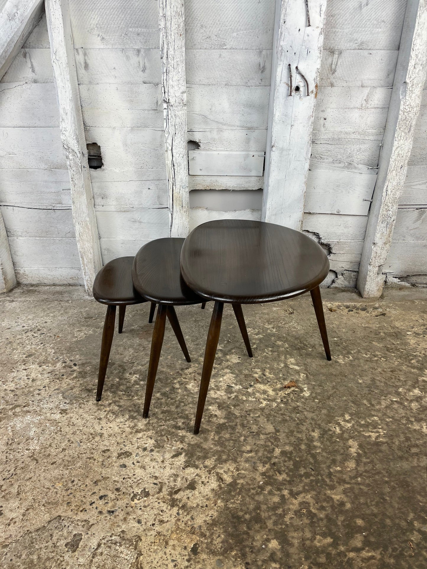 Super Stylish Mid Century Modern Ercol Nest of Tables
