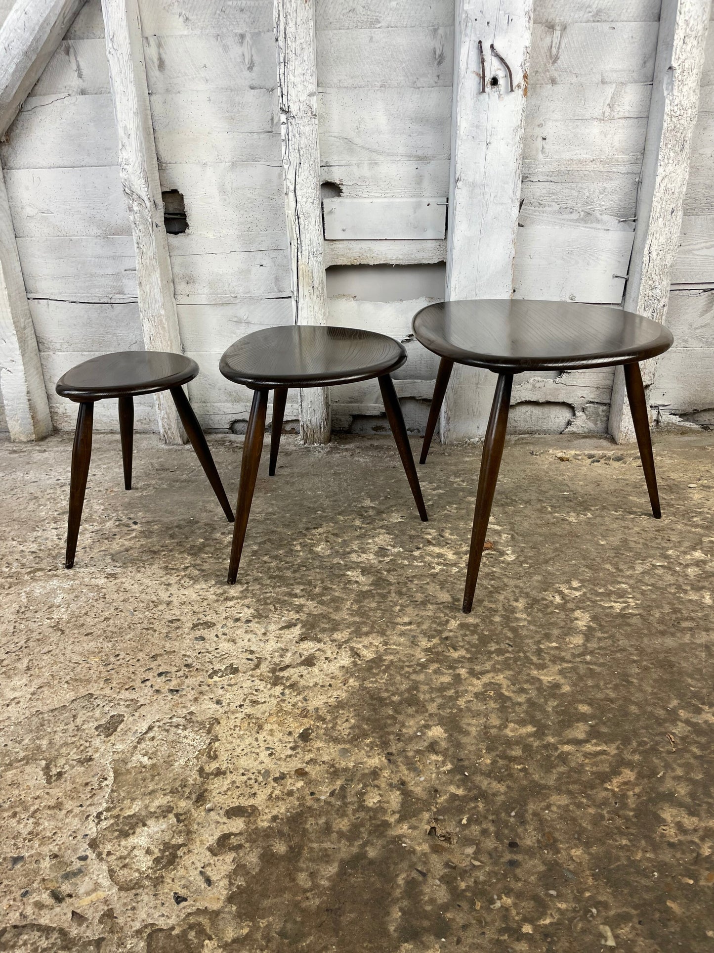 Super Stylish Mid Century Modern Ercol Nest of Tables