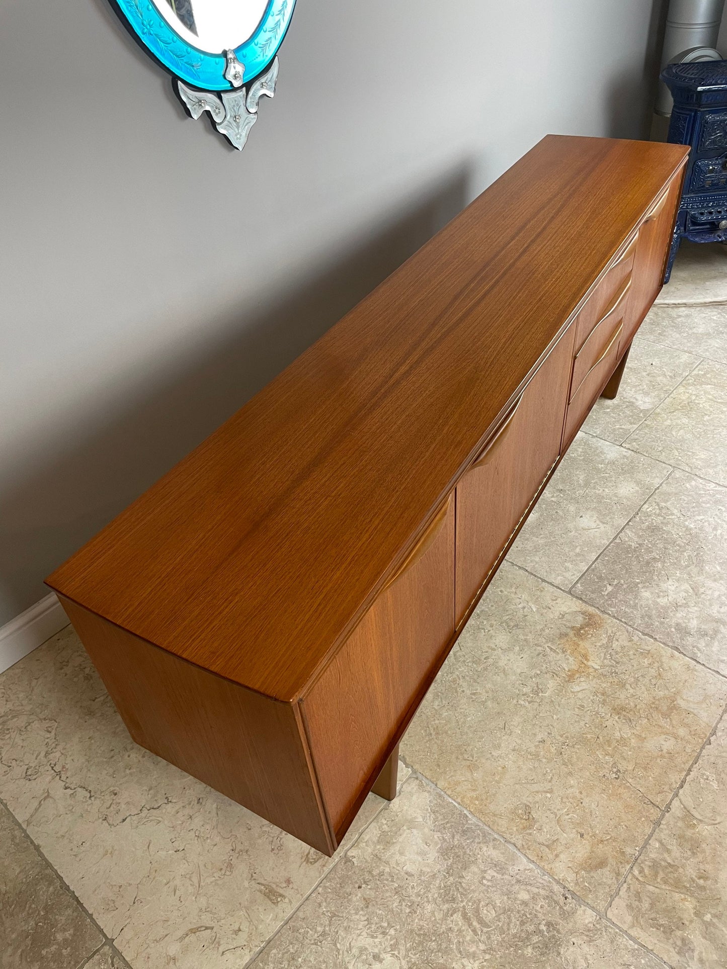 For Noelle Keeler***Price includes shipping ***Mid Century Modern William Lawrence Teak Sideboard - 1960s