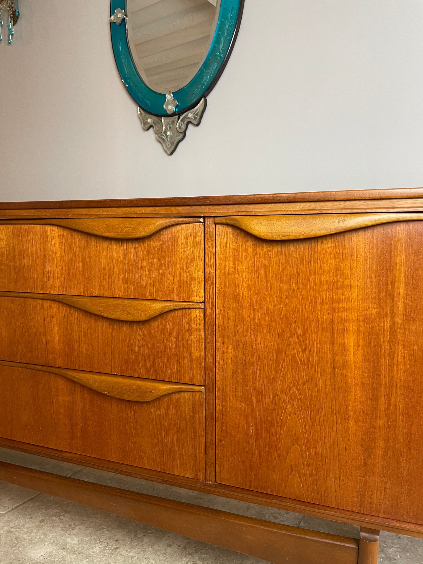 For Noelle Keeler***Price includes shipping ***Mid Century Modern William Lawrence Teak Sideboard - 1960s