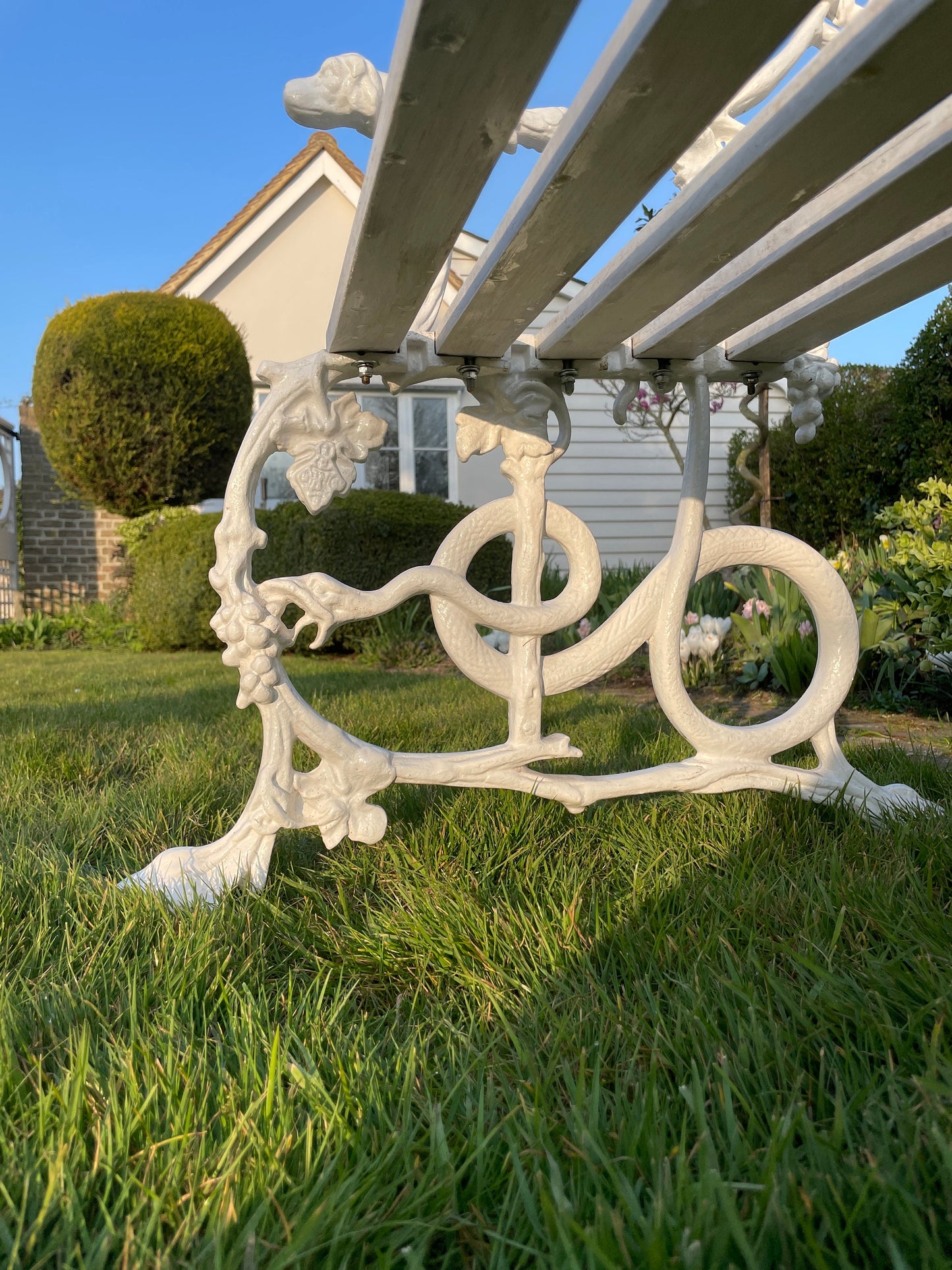 Vintage Garden Bench Mid Century Modern