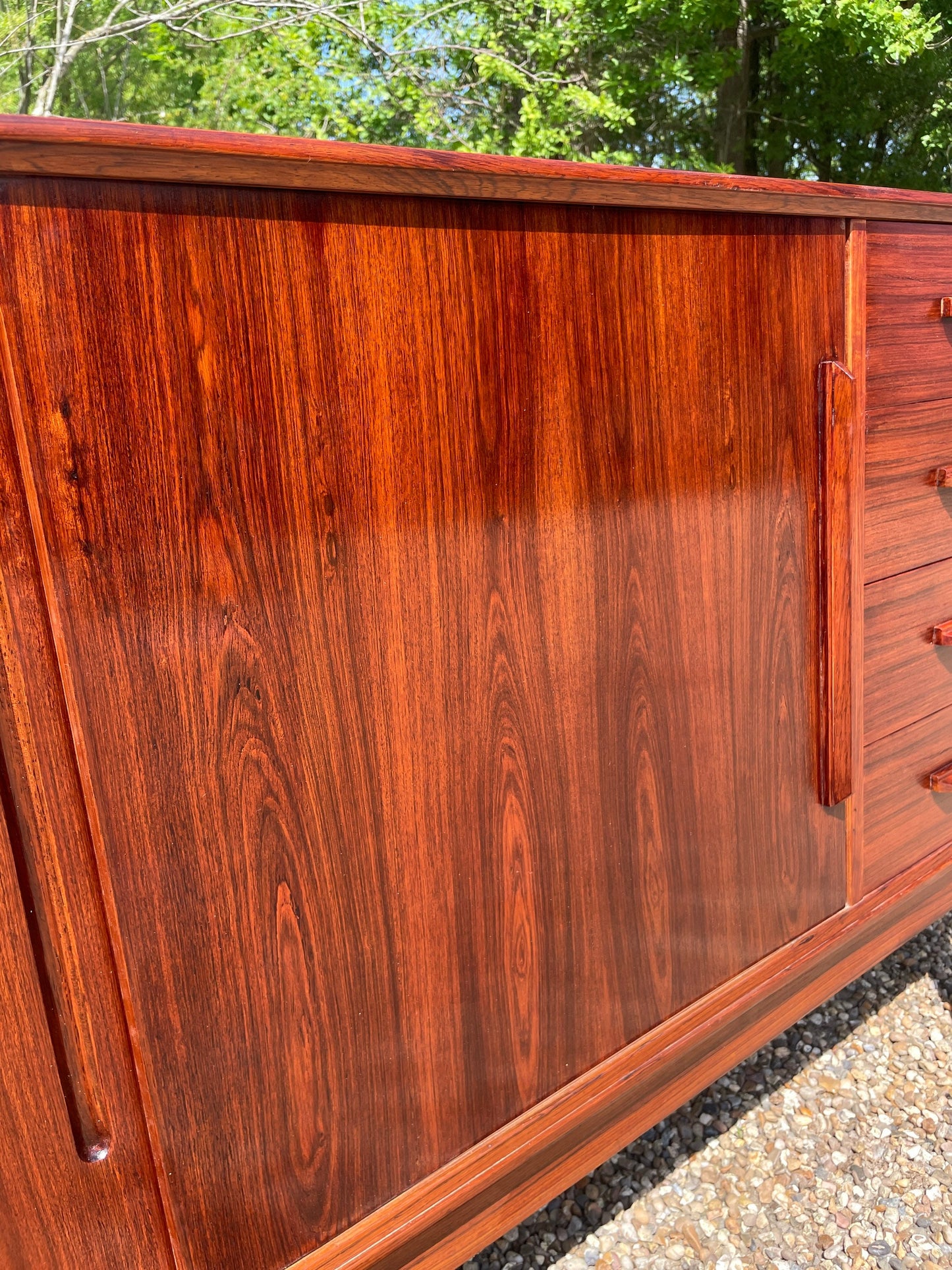 Mid-Century Modern Danish Rosewood Sideboard By Ib-Kofod Larsen Faarup - Pending A10 certificate