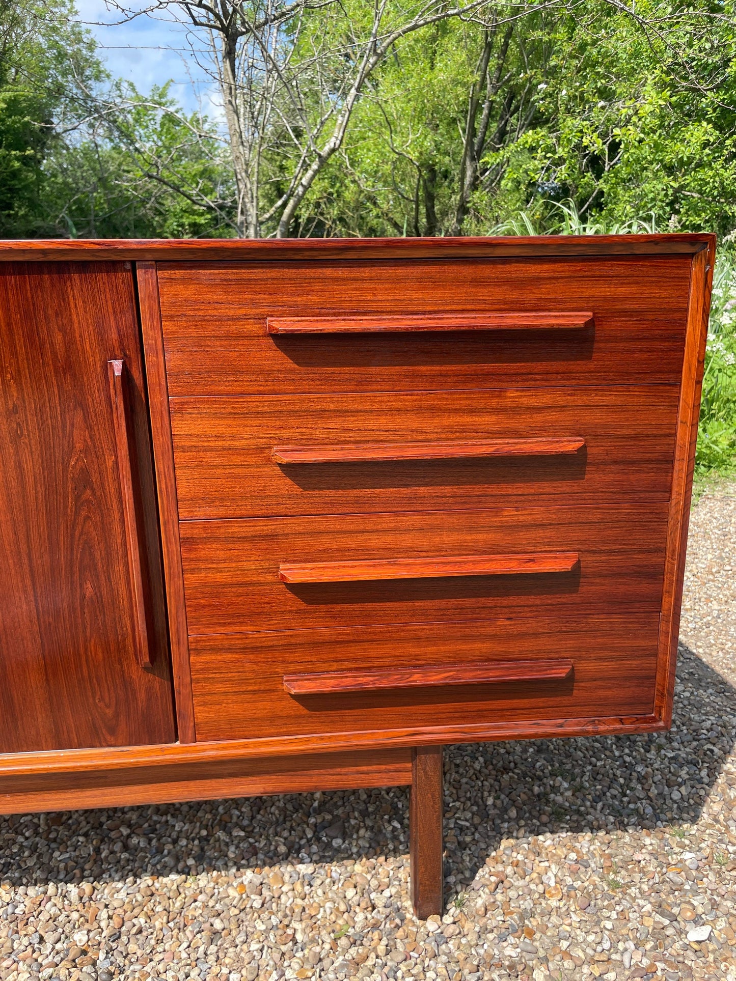 Mid-Century Modern Danish Rosewood Sideboard By Ib-Kofod Larsen Faarup - Pending A10 certificate