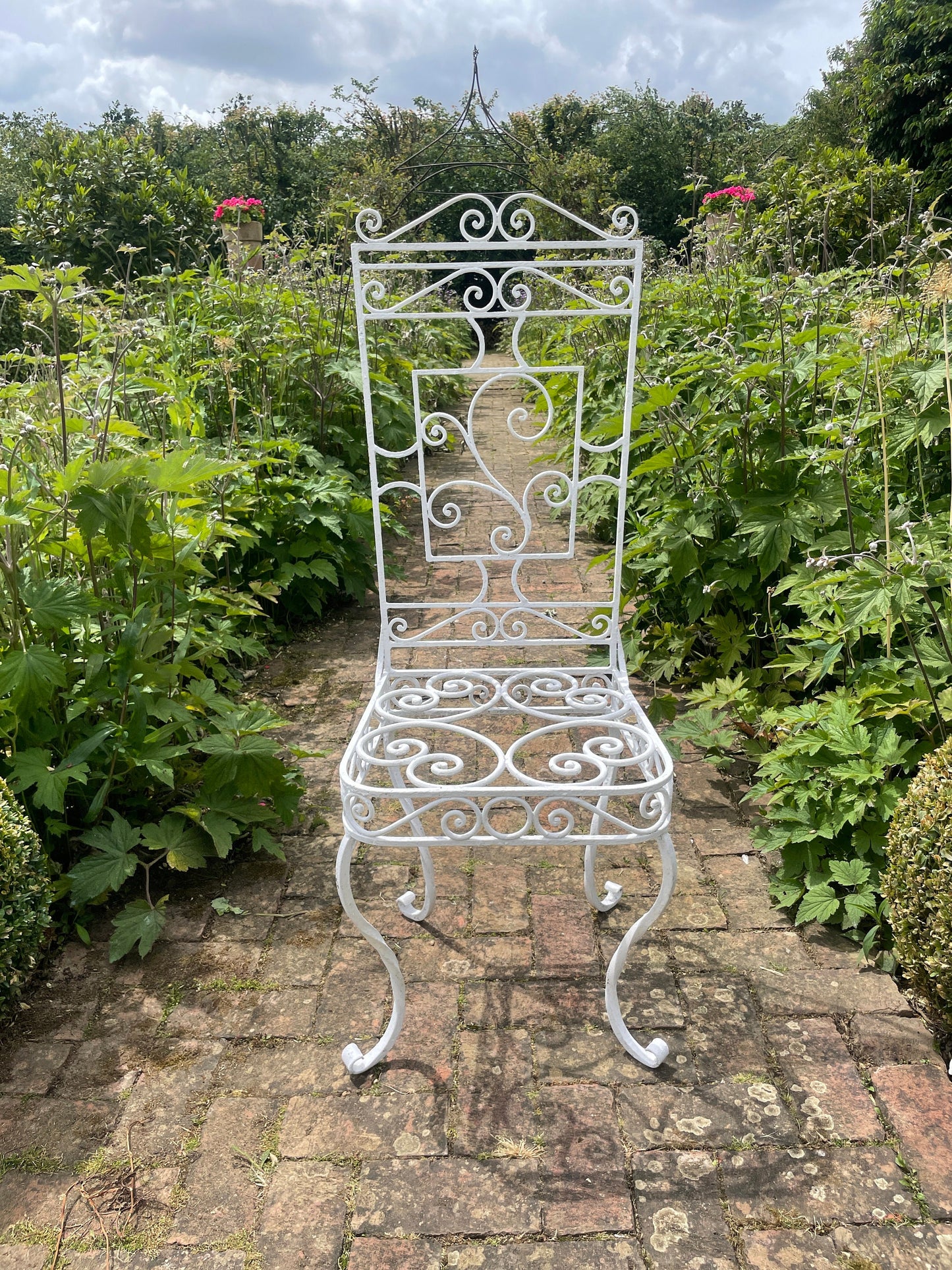 Vintage French Wrought Iron Garden/Patio/Conservatory Chairs