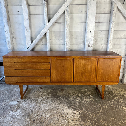 Mid Century Modern Teak Sideboard by Beautility 1960's
