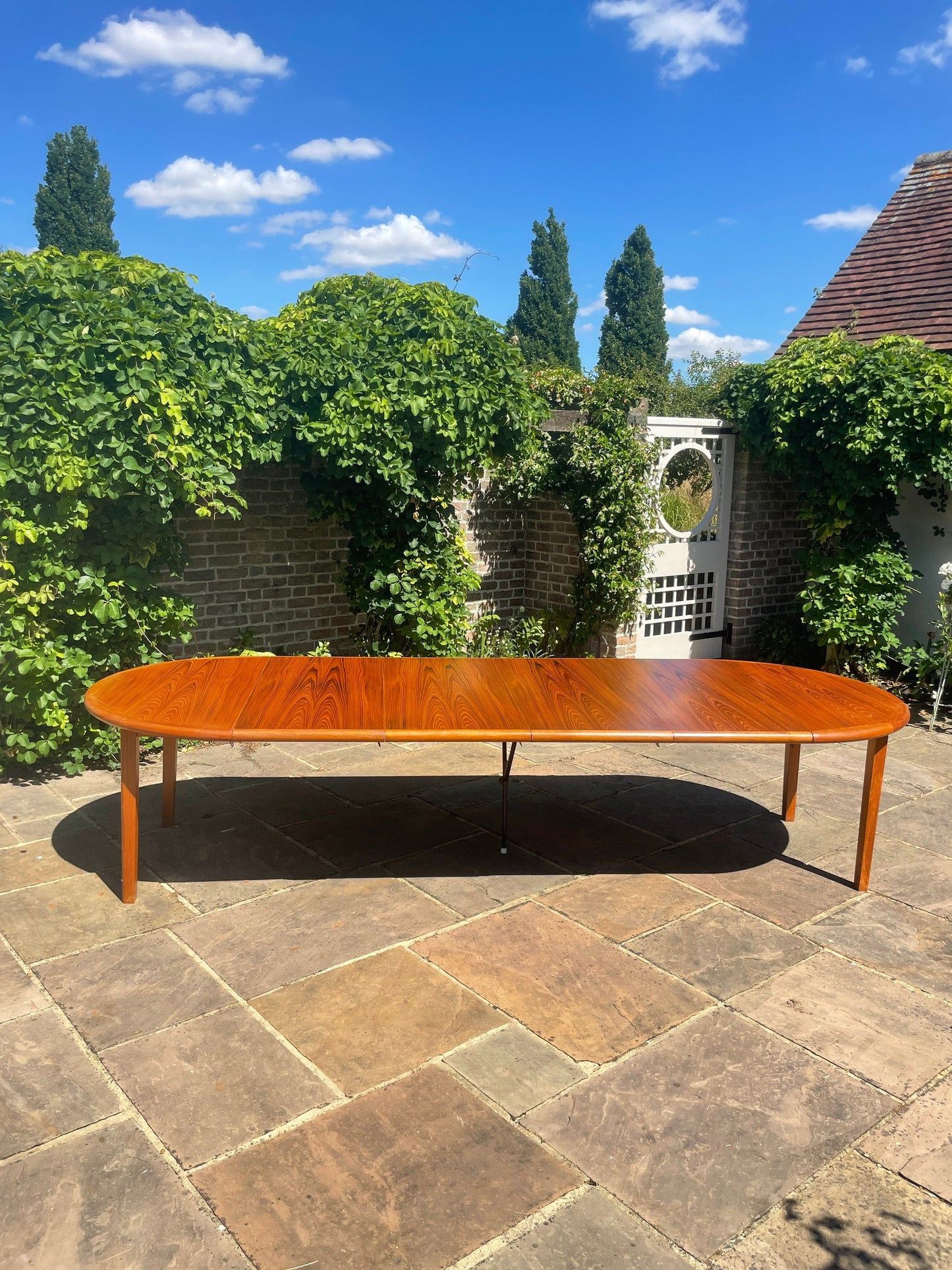 For David**** Shipping, crate and Extra Large Teak Dining Table 14 Plus Seater By Laurits M Larsen Mid Century Modern Danish