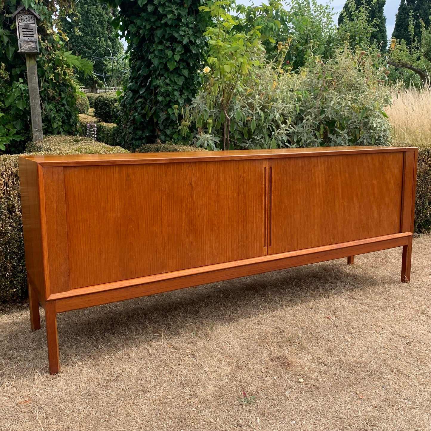 Sold ***Danish Teak Danish Sideboard With Tambour Doors By Aksel Kjersgaard 1960's