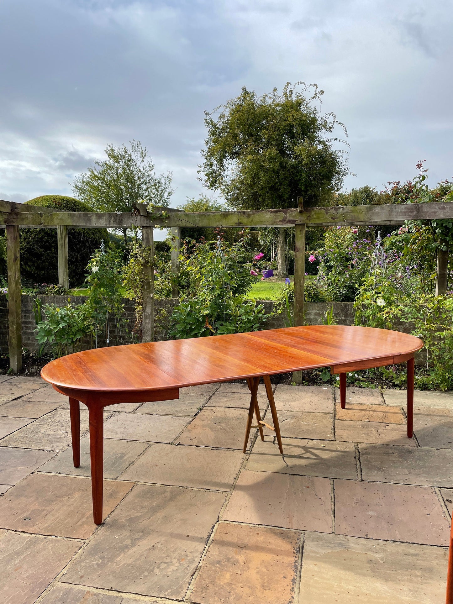 Mid Century Teak Dining Set Model 62 Table For Henning Kjærnulf For Sorø Stolefabrik And Eight Chairs Kai Kristiansen For Korup Mobelfabrik