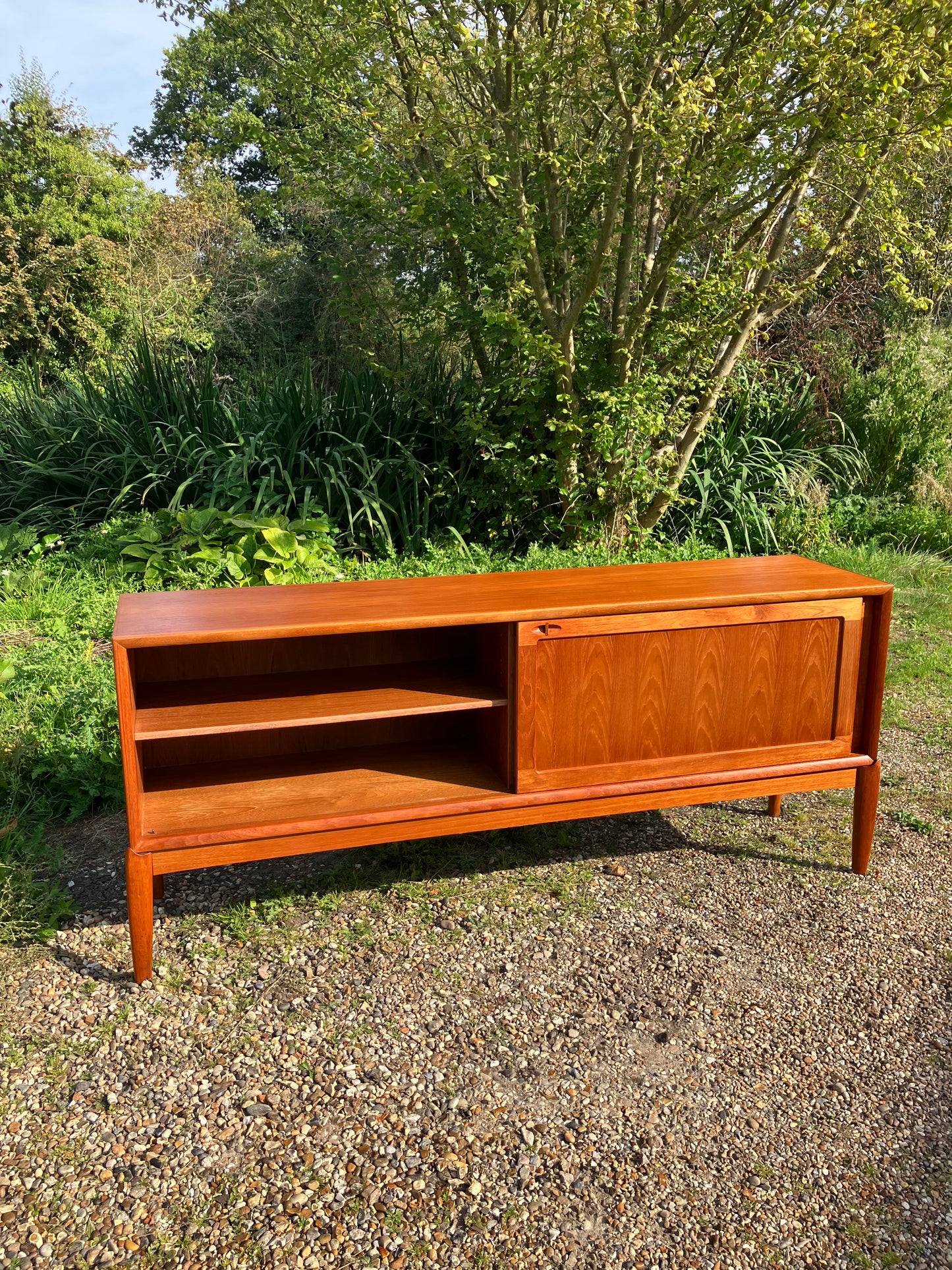 Mid Century Modern Teak 1960s Sideboard by H.W. Klein for Bramin