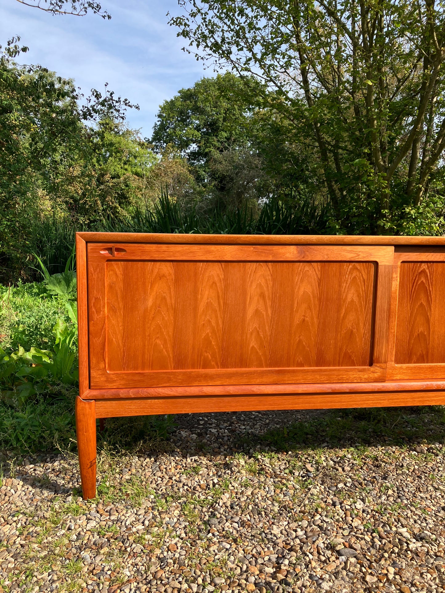 Mid Century Modern Teak 1960s Sideboard by H.W. Klein for Bramin