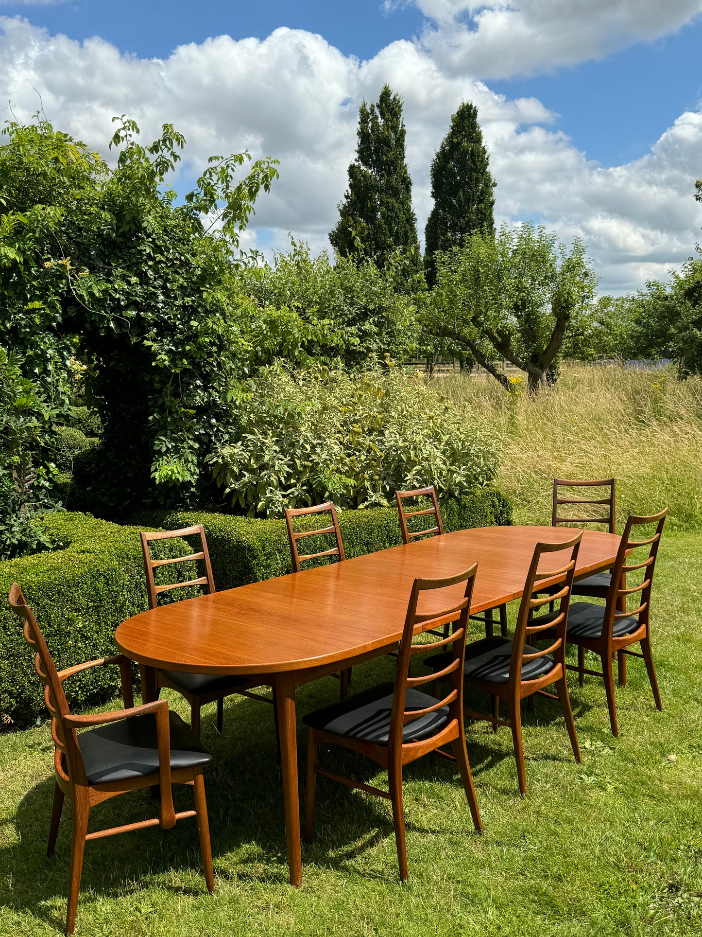 Set of 8 Danish 'Lis' Dining Chairs by Niels Koeofoed for Mobelfabrik