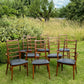 Mid Century Modern Teak 10 Seater Danish Model 217 Extendable Table and 'Lis' Chairs by Arne Hovmand-Olsen & Mobelfabrik Dining Set