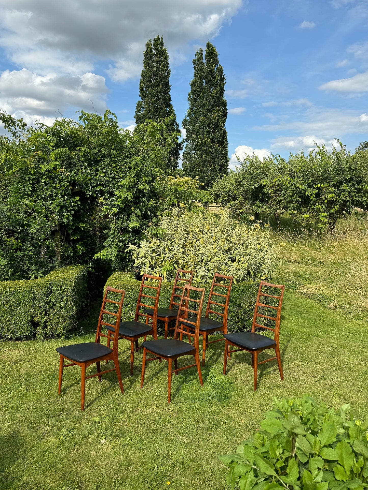 Set of 8 Danish 'Lis' Dining Chairs by Niels Koeofoed for Mobelfabrik