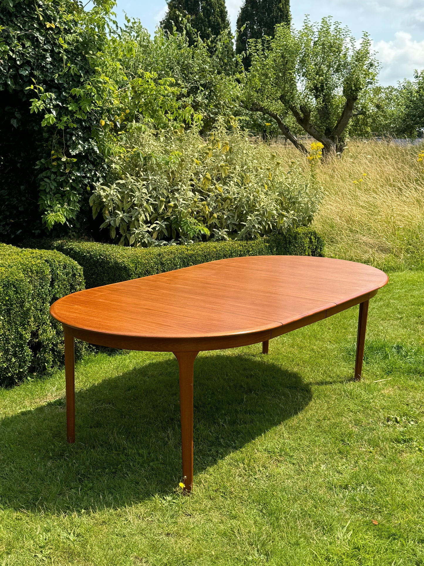 Vintage Mid Century Modern Danish Teak Dining Table by Svend Åage Madsen