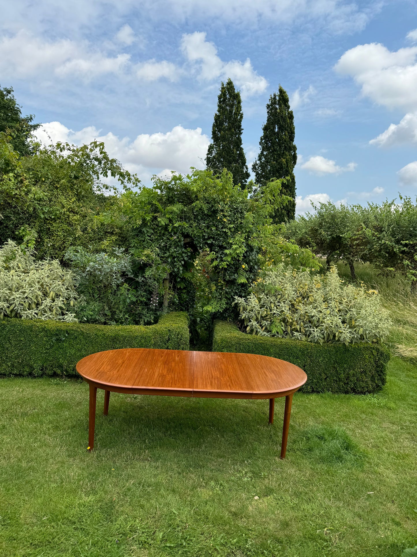 Vintage Mid Century Modern Danish Teak Dining Table by Svend Åage Madsen