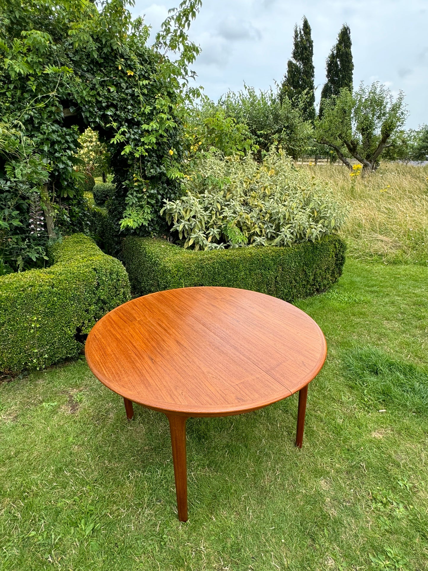 Vintage Mid Century Modern Danish Teak Dining Table by Svend Åage Madsen