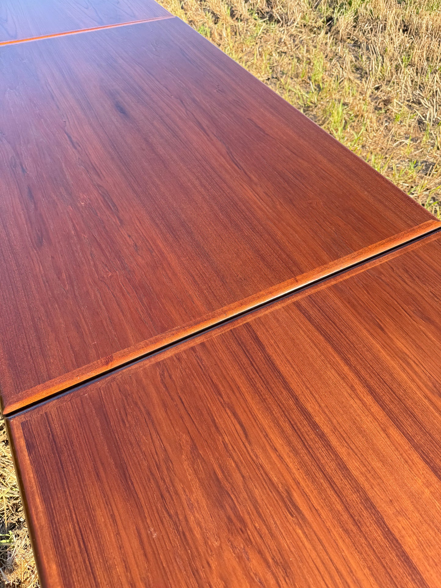 Midcentury Danish Extending Teak Table By A.M. Mobelfabrik. Vintage Modern / Retro Style