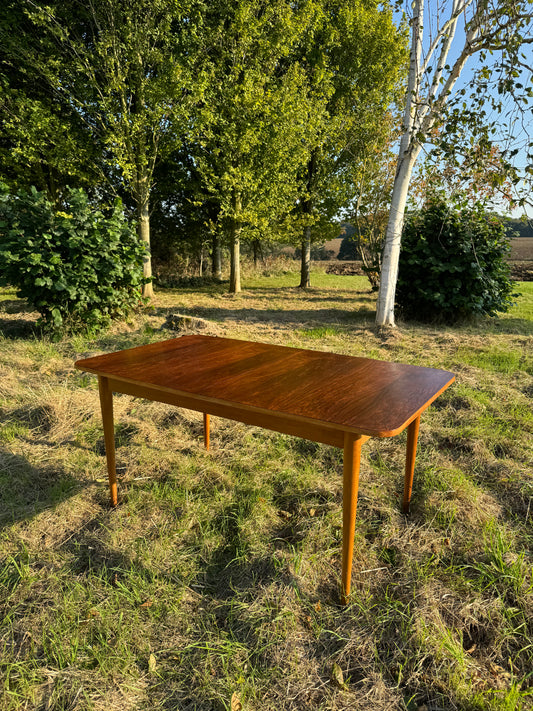 Vintage Mid Century Modern Rosewood Dining Table by Robert Hamilton for Archie Shine 1960s - Pending A10 certificate